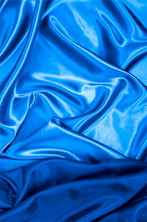 flowing garments - Blue silk, background, texture, color richness, glamour Stock Photo - Budget Royalty-Free & Subscription, Code: 400-04566455