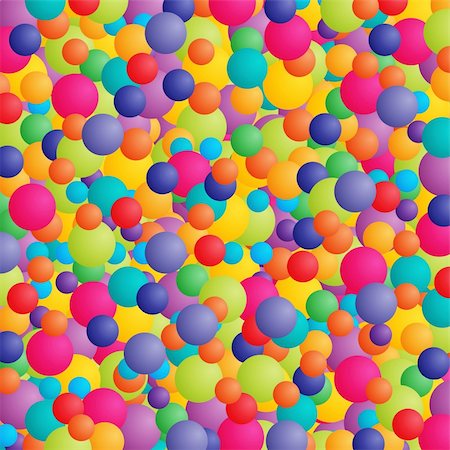 simsearch:400-04690017,k - Abstract background with balls or balloons in bright colors. Foto de stock - Super Valor sin royalties y Suscripción, Código: 400-04566855