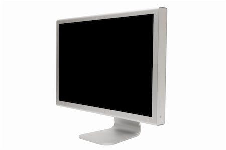 simsearch:400-05078674,k - The modern and thin display on a white background Fotografie stock - Microstock e Abbonamento, Codice: 400-04566976