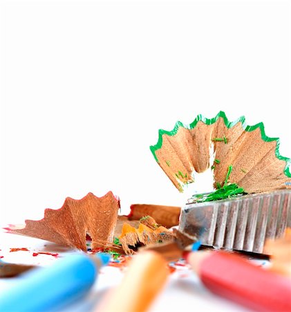 simsearch:400-04283158,k - Close-up of pencils and sharpener. Photographie de stock - Aubaine LD & Abonnement, Code: 400-04567598