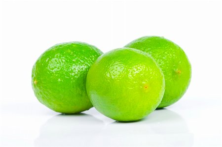 simsearch:649-07119030,k - Three lime on whte Stock Photo - Budget Royalty-Free & Subscription, Code: 400-04567664