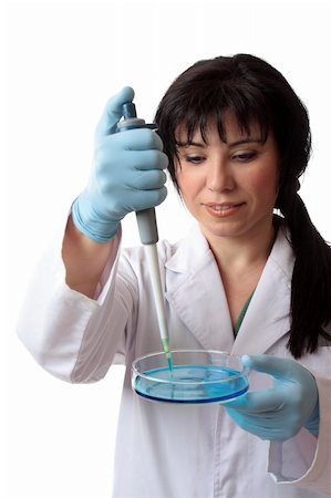 simsearch:400-04548222,k - Female scientific researcher at work using laboratory equipment Stockbilder - Microstock & Abonnement, Bildnummer: 400-04568541