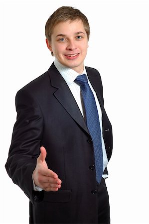 Businessman offering a handshake Stock Photo - Budget Royalty-Free & Subscription, Code: 400-04560566