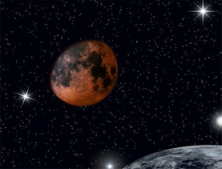simsearch:400-05023537,k - 3d rendering of the moon and earth Photographie de stock - Aubaine LD & Abonnement, Code: 400-04561168