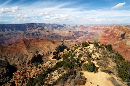 rim sand - View from Yaki Point into the Grand Canyon (South Rim) Stock Photo - Budget Royalty-Free & Subscription, Code: 400-04561735