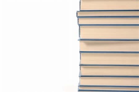 simsearch:400-05254227,k - stack of books on white background Photographie de stock - Aubaine LD & Abonnement, Code: 400-04561819