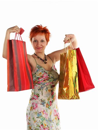 simsearch:400-04285950,k - Shopping. Happy woman with different bags with purchases Stock Photo - Budget Royalty-Free & Subscription, Code: 400-04562260