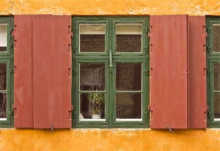 Window of a colorful rustic cottage Stock Photo - Budget Royalty-Free & Subscription, Code: 400-04562307