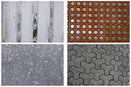 polishing wood - Texture Series - Set of 4, wooden wall, ratan, galvanized steel, stone tarmac Stock Photo - Budget Royalty-Free & Subscription, Code: 400-04562736
