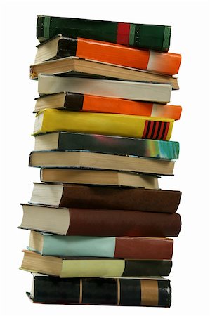 The Books built in high pile. Fotografie stock - Microstock e Abbonamento, Codice: 400-04562786