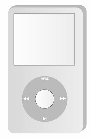 simsearch:400-04838289,k - grey mp3 portable style music player Stock Photo - Budget Royalty-Free & Subscription, Code: 400-04563022