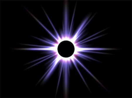 This image shows a computer generated solar eclipse Photographie de stock - Aubaine LD & Abonnement, Code: 400-04563502