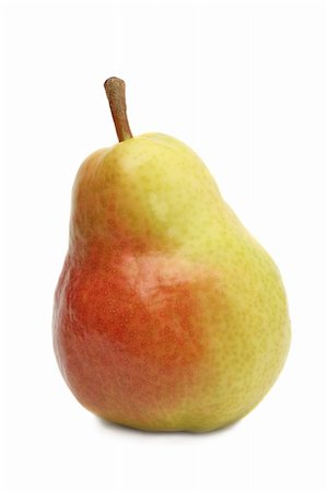 Red and yellow pear, isolated on white background Stock Photo - Budget Royalty-Free & Subscription, Code: 400-04563842