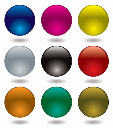 Collection of nine transparent marbles that make an ideal icon Stock Photo - Budget Royalty-Free & Subscription, Code: 400-04574087