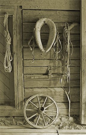 Horse harness on a wall. Stock Photo - Budget Royalty-Free & Subscription, Code: 400-04574148
