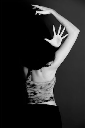 flamenco - Portrait of young contemporary dancer female Stockbilder - Microstock & Abonnement, Bildnummer: 400-04574555