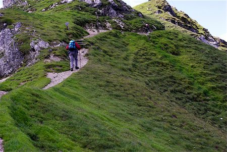 seefeld - Walking Along the Panoramic Path High-Up in the Alps Foto de stock - Super Valor sin royalties y Suscripción, Código: 400-04575086