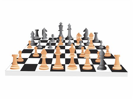 simsearch:400-05070051,k - vector chess board and figures, set15 Stock Photo - Budget Royalty-Free & Subscription, Code: 400-04576026