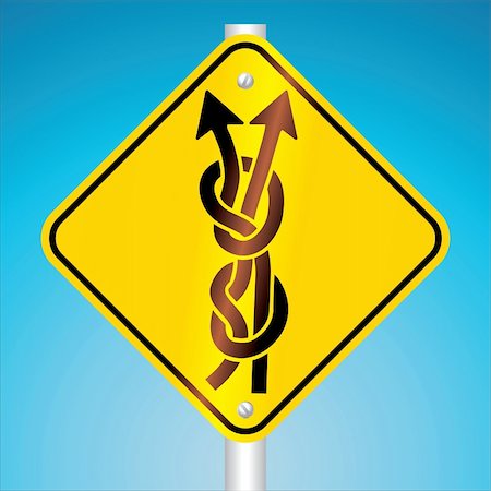 simsearch:400-08753718,k - warning traffic sign - vector illustration Foto de stock - Royalty-Free Super Valor e Assinatura, Número: 400-04577971