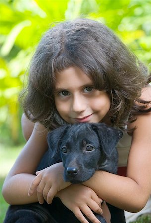 simsearch:400-04162652,k - Portrait of little girl having good time in summer environment Stockbilder - Microstock & Abonnement, Bildnummer: 400-04579114