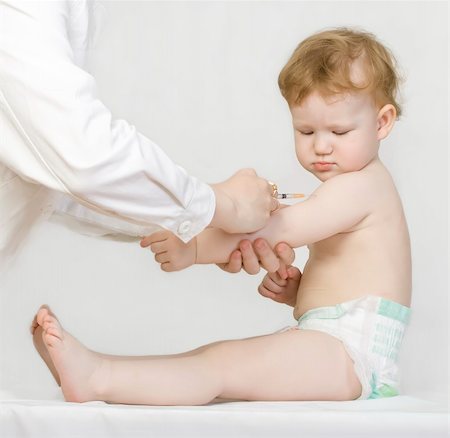 skin disease - little child have a vaccination Stock Photo - Budget Royalty-Free & Subscription, Code: 400-04571545