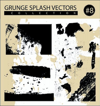 simsearch:400-04810537,k - a wide collection of grunge splash vectors Photographie de stock - Aubaine LD & Abonnement, Code: 400-04571734