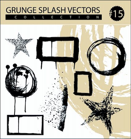 simsearch:400-04810537,k - a wide collection of grunge splash vectors Photographie de stock - Aubaine LD & Abonnement, Code: 400-04571738