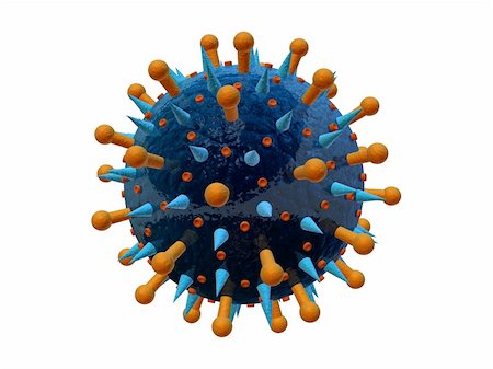 simsearch:400-03993646,k - 3d rendered illustration of an isolated influenza virus Stock Photo - Budget Royalty-Free & Subscription, Code: 400-04573094