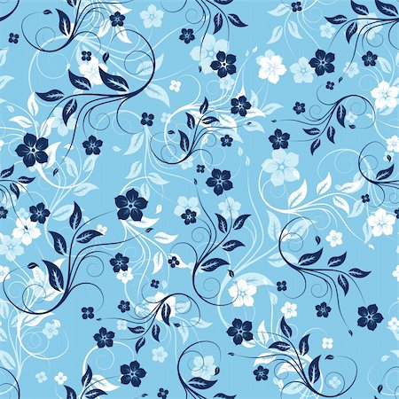 seamless summer backgrounds - Floral seamless background for yours design usage. For easy making seamless pattern just drag all group into swatches bar, and use it for filling any contours. Stock Photo - Budget Royalty-Free & Subscription, Code: 400-04573339