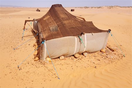 The bedouins tent in the sahara, morocco Stock Photo - Budget Royalty-Free & Subscription, Code: 400-04584887