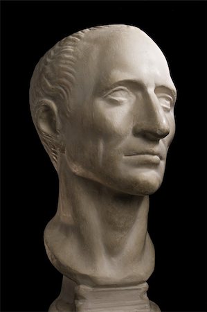 Gypsum head of Julius Caesar Stockbilder - Microstock & Abonnement, Bildnummer: 400-04584914