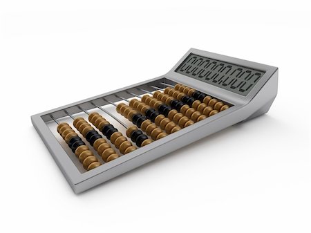 simsearch:400-05682310,k - abacus with metal frame and calculating display Stockbilder - Microstock & Abonnement, Bildnummer: 400-04585680