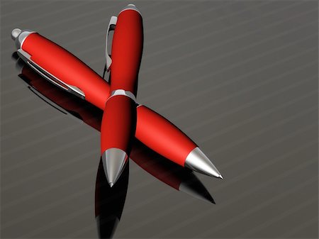 simsearch:400-05122820,k - 3D colors ball point pen Stock Photo - Budget Royalty-Free & Subscription, Code: 400-04585718