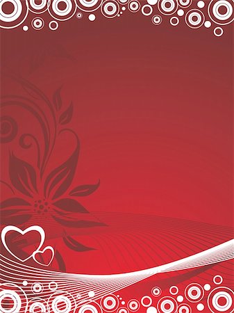 simsearch:400-04056436,k - cute valentine's postcard to present your loved, red Stock Photo - Budget Royalty-Free & Subscription, Code: 400-04585807