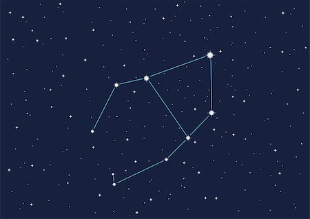 illustration of constellation "Canvas" in open space Stock Photo - Budget Royalty-Free & Subscription, Code: 400-04585847