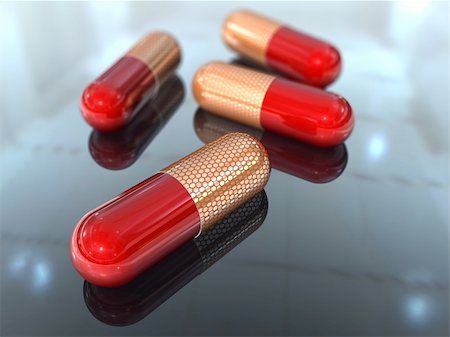 simsearch:695-05769743,k - 3d Pills Stock Photo - Budget Royalty-Free & Subscription, Code: 400-04586265