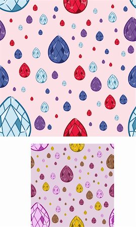 simsearch:400-05197146,k - This is a seamless jeweled background - it's a vector illustration Stock Photo - Budget Royalty-Free & Subscription, Code: 400-04586349