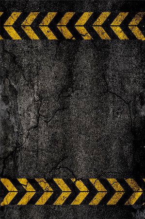 Asphalt background texture with construction signs Stock Photo - Budget Royalty-Free & Subscription, Code: 400-04588400