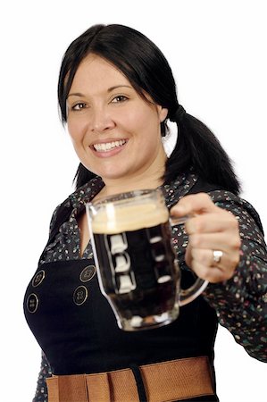 simsearch:400-05091591,k - Female serving you a pint of stout. Stock Photo - Budget Royalty-Free & Subscription, Code: 400-04588981