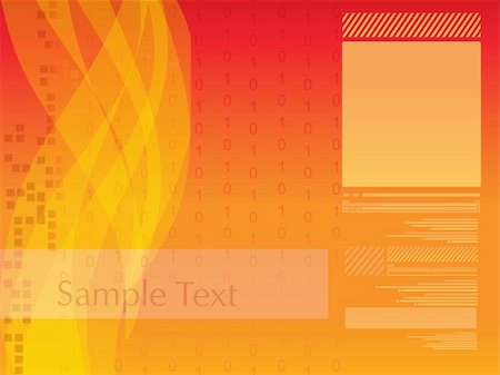 program bussines - orange binary background Stock Photo - Budget Royalty-Free & Subscription, Code: 400-04589246