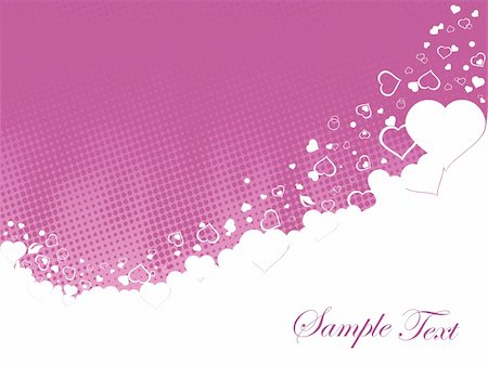 simsearch:400-05737322,k - vector illustration of valentines ornament heart, design7 Stock Photo - Budget Royalty-Free & Subscription, Code: 400-04589278