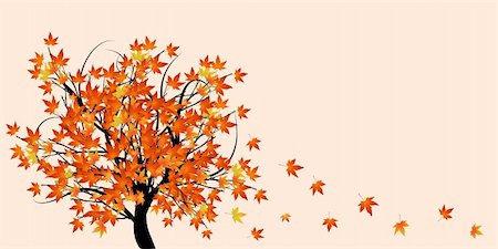 simsearch:400-06199703,k - Abstract tree with autumn leaves vector illustration Foto de stock - Super Valor sin royalties y Suscripción, Código: 400-04580333