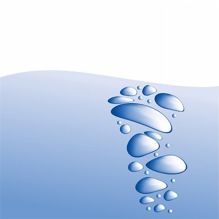 simsearch:400-08618195,k - Blue water with bubbles vector illustration Foto de stock - Super Valor sin royalties y Suscripción, Código: 400-04580434