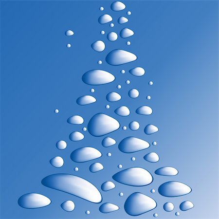 simsearch:400-08618195,k - Blue water with bubbles vector illustration Foto de stock - Super Valor sin royalties y Suscripción, Código: 400-04580432