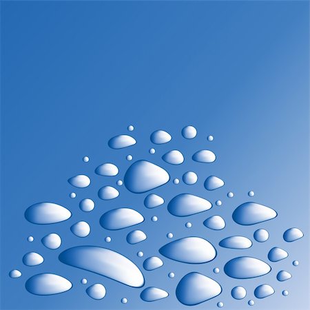 simsearch:400-06415772,k - Blue water with bubbles vector illustration Photographie de stock - Aubaine LD & Abonnement, Code: 400-04580433