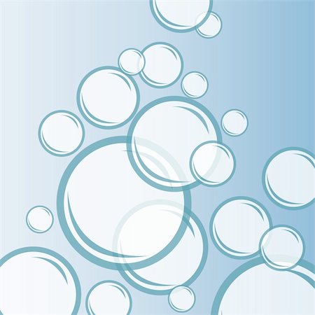 simsearch:400-06415772,k - blue bubbles vector illustration Photographie de stock - Aubaine LD & Abonnement, Code: 400-04580451