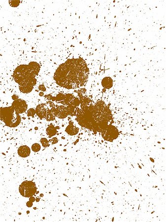 simsearch:400-04464896,k - Full Page of Grunge Splats -  Background is transparent so they can be overlayed on other Illustrations or Images. Stockbilder - Microstock & Abonnement, Bildnummer: 400-04580817