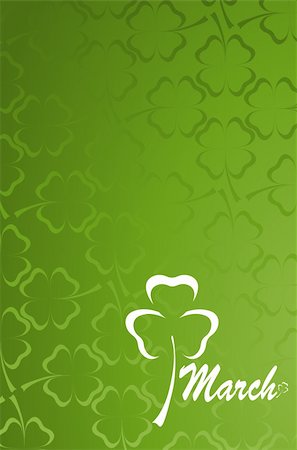 simsearch:400-07303639,k - three and four leaf clover pattern Photographie de stock - Aubaine LD & Abonnement, Code: 400-04583209