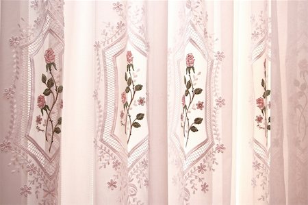 simsearch:400-07302319,k - Picture of luxurious pink curtains. Foto de stock - Royalty-Free Super Valor e Assinatura, Número: 400-04583634