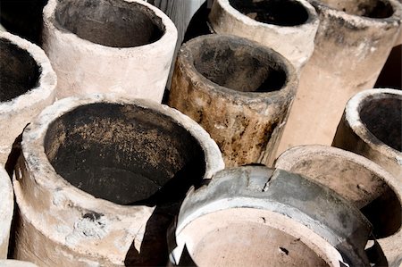 pipework - Abstract of Salvaged Terra Cotta Drain Pipes Foto de stock - Super Valor sin royalties y Suscripción, Código: 400-04594384